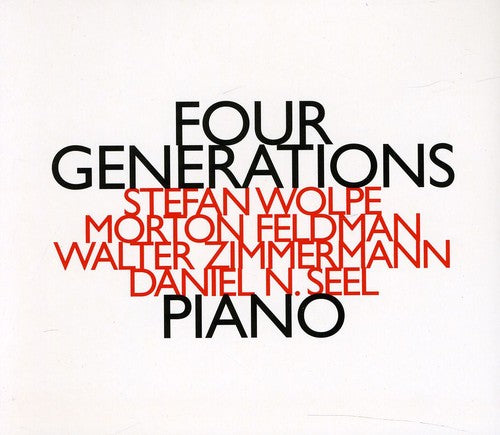 Seel,daniel N - Feldman-wolpe-zimmerman-piano: Four Generations - Music CD