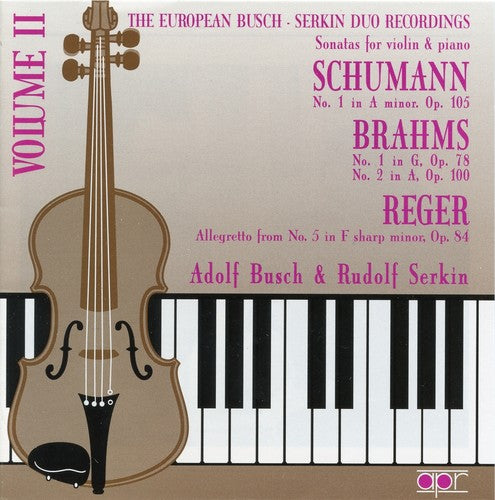 Busch-Serkin Duo - European Busch-Serkin Duo Recordings 2 Music CD