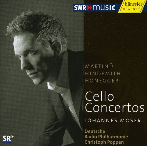 Martinu / Hindemith / Honegger / Drp / Poppen - Cello Concertos - Music CD