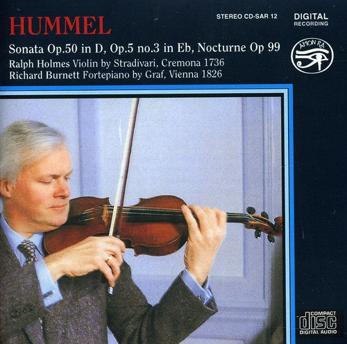 Hummel / Holmes / Burnett - Works For Violin & Piano - Music CD