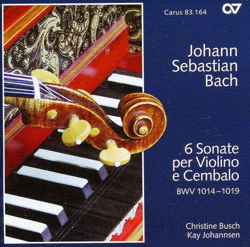 Bach Busch / Johannsen - 6 Sonate Per Violino E Cembalo - Music CD