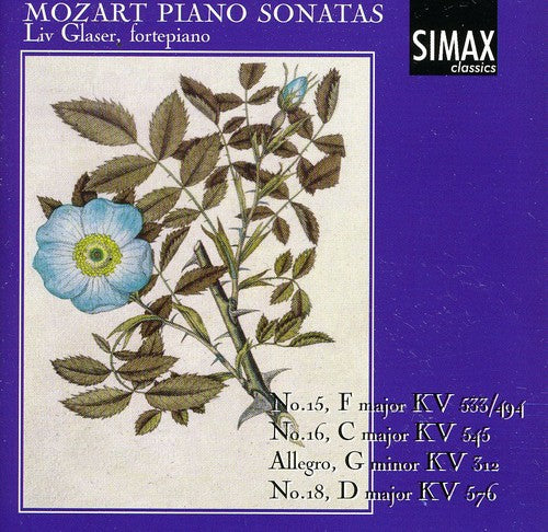 Mozart / Glaser - Piano Sonatas 15 16 & 18 / Allegro In G Minor - Music CD