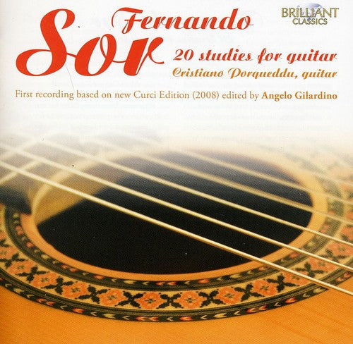 Sor / Cristiano Porqueddu - 20 Studies For Guitar - Music CD