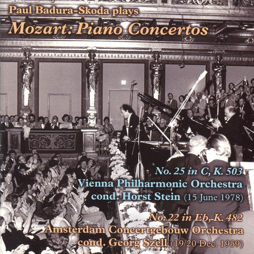 PAUL BADURA-SKODA - Paul Badura-Skokoda Plays Mozart Piano Concertos Music CD