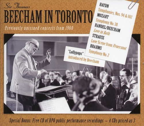 Haydn / Mozart / Handel / Beecham - Beecham In Toronto - Music CD