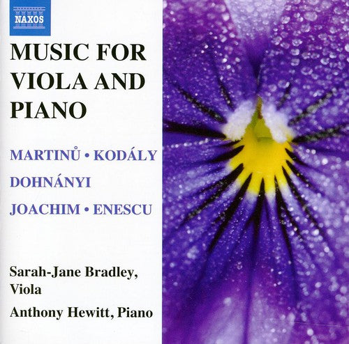 Martinu / Kodaly / Bradley / Hewitt - Music For Viola & Piano - Music CD