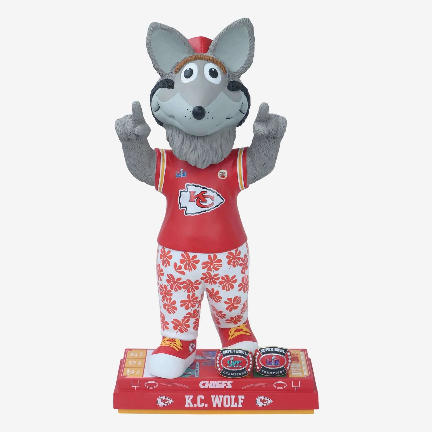 Kansas City Chiefs Super Bowl LVIII 58 Champions Bobbleheads