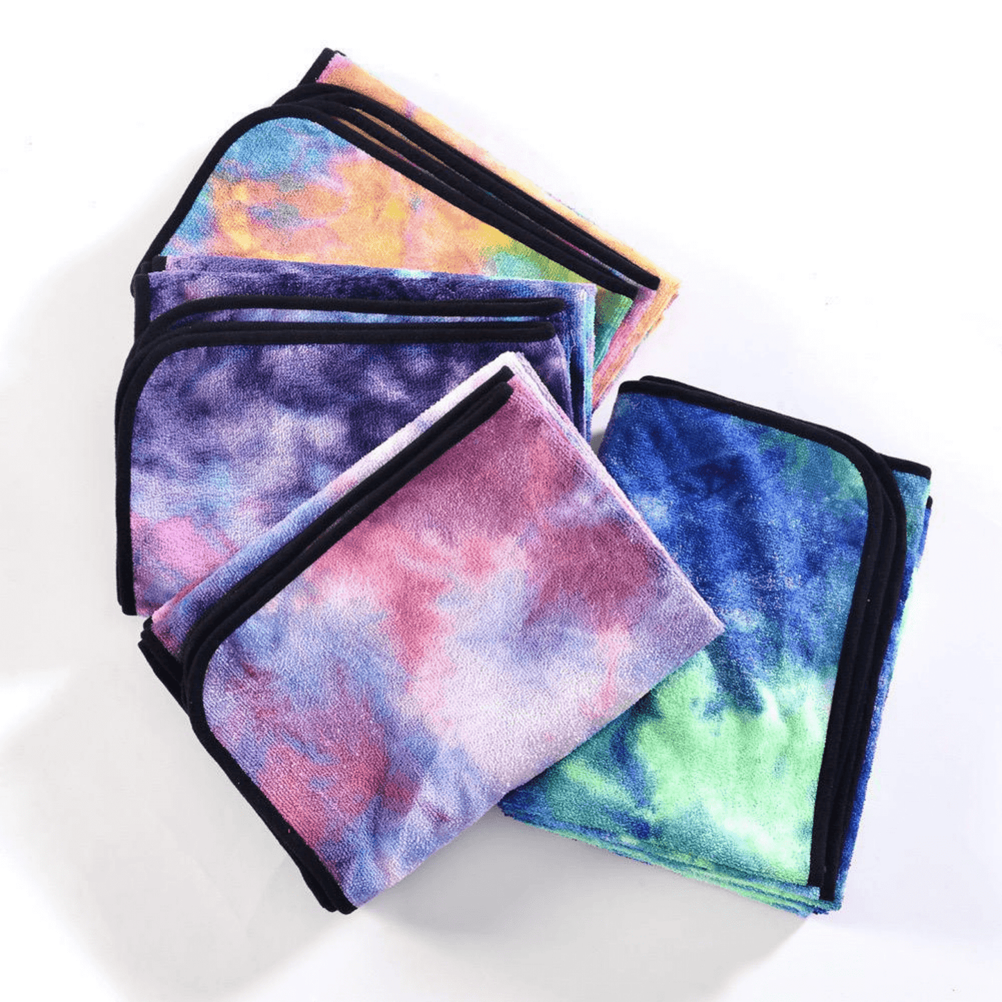 JupiterGear Tie Dye Yoga Mat Towel with Slip-Resistant Grip Dots
