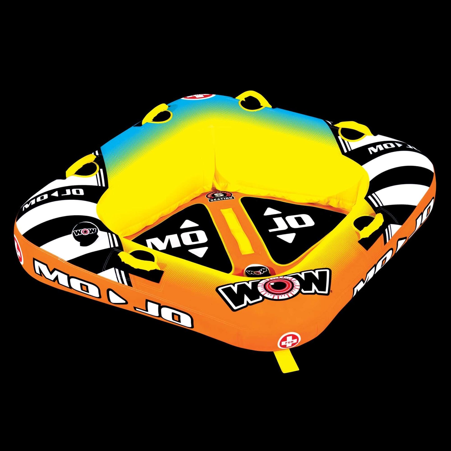 WOW Sports Mojo 1-2 Person Towable Water Tube For Pool and Lake (16-1060)
