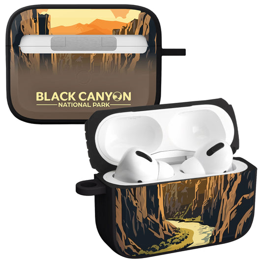 National Parks Black Canyon HDX Apple Airpods Pro 1 & 2 Case Cover