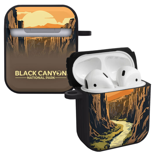 National Parks Black Canyon HDX Apple Airpods Gen 1 & 2 Case Cover