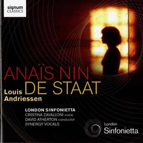 Andriessen / Lsf / Atherton - Anais Nin De Staat - Music CD