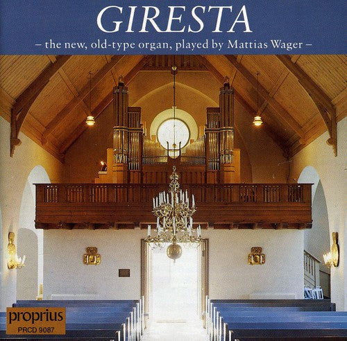 Wager,mattias - Giresta Organ - Music CD