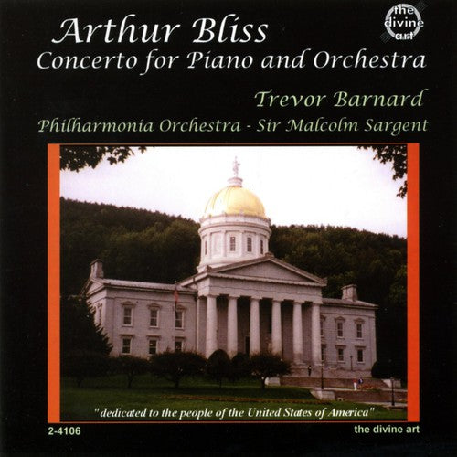 Bliss / Barnard / Pao / Sargent - Concerto For Piano & Orchestra - Music CD