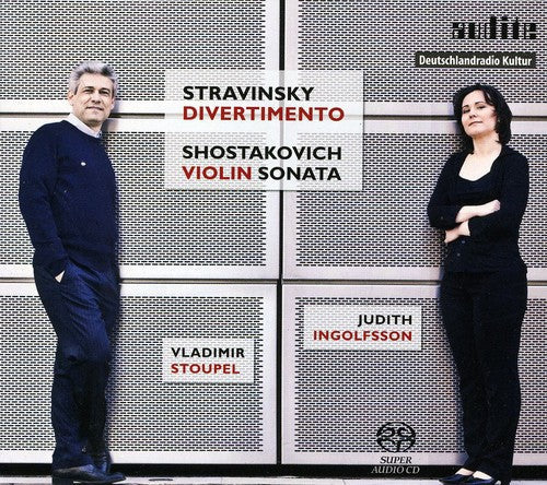 Stravinsky / Shostakovich / Stoupel / Ingolfsson - Works For Violin & Piano - Super Audio CD