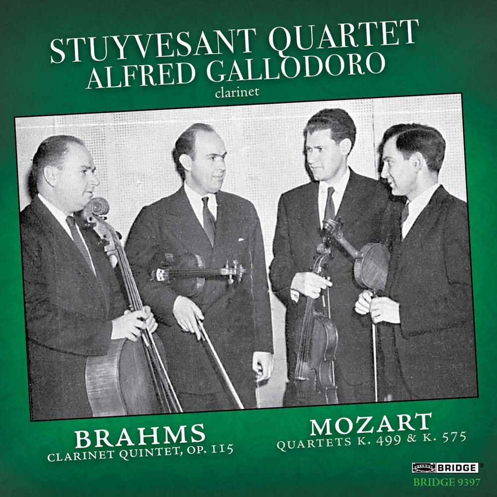 Brahms / Mozart / Stuyvesant Quartet - Stuyvesant Quartet with Al Gallodoro Music CD