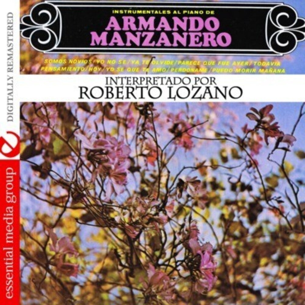 Roberto Lozano - Instrumentales Al Piano de Armando Manzanero Music CD