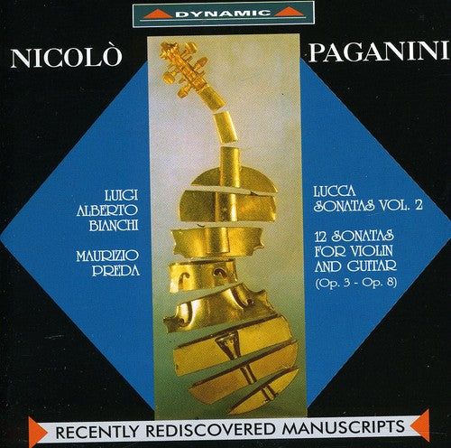 Paganini / Bianchi / Preda - 12 Sonatas For Violin & Guitar: Sonata Di Lucca - Music CD