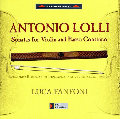Lolli / Fanfoni / De Giudice / Erich / Tanetti - Sonatas For Violin - Music CD