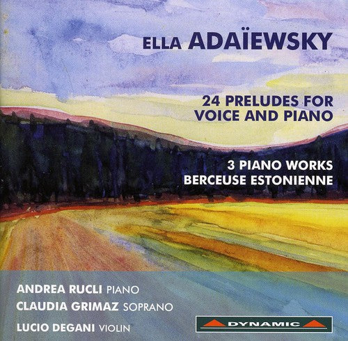 Adaiewsky,ella - 24 Preludes For Voice & Piano - Music CD