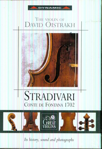 David Oistrakh - Stradivari: Conte Fontana Violin of Oistrakh Music CD