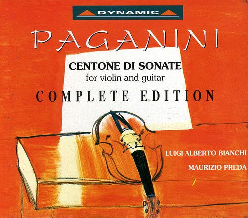 Paganini / Bianchi / Preda - Centone Di Sonate For Violin & Guitar - Music CD