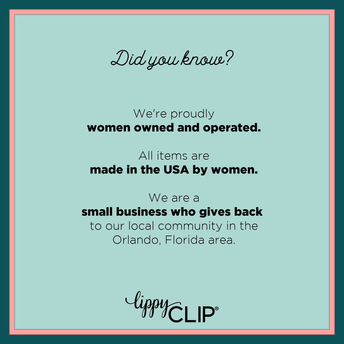 Breast Cancer Awareness LippyClip® - Economy Hardware + No Packaging