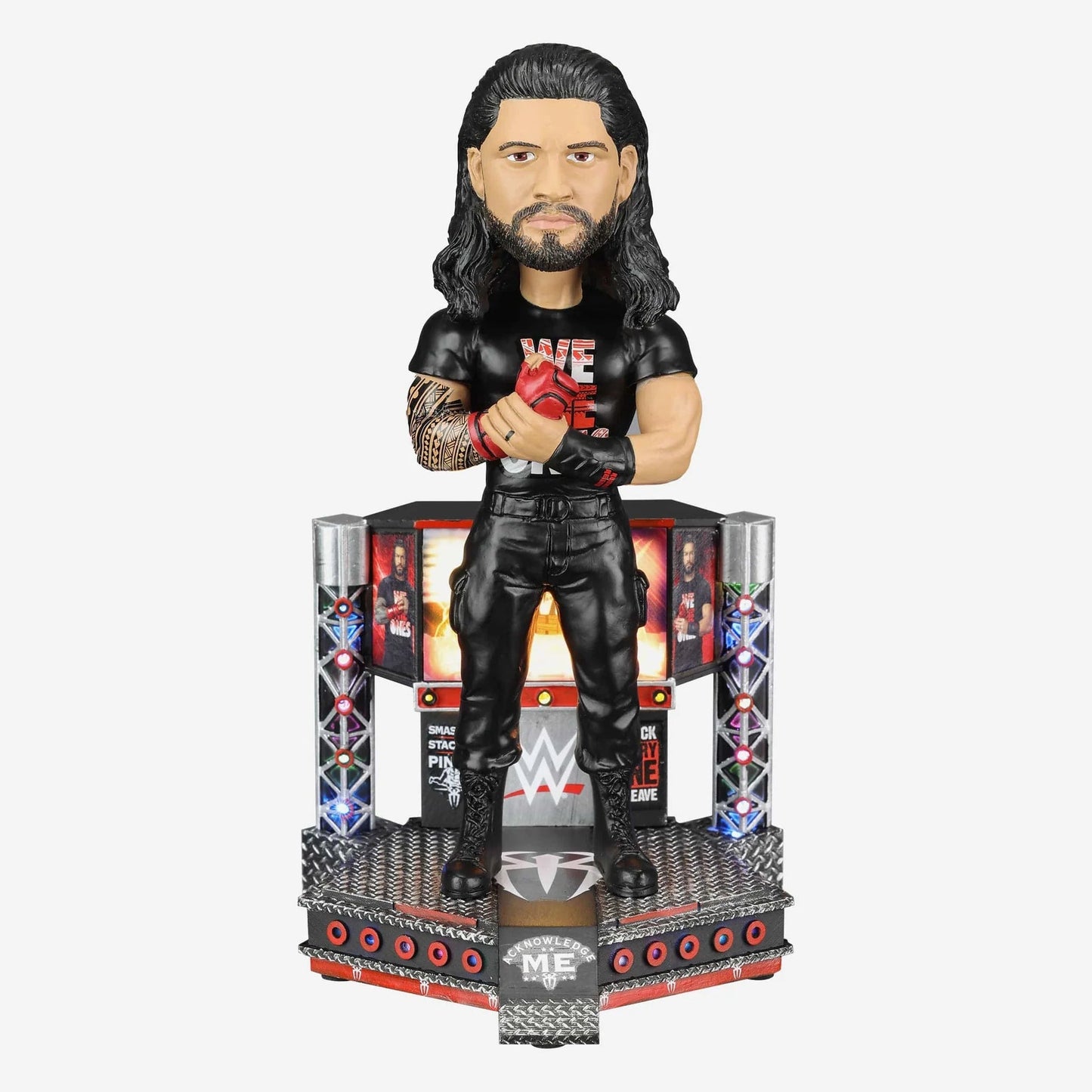 Roman Reigns Light Up Stage Entrance WWE Bobblehead