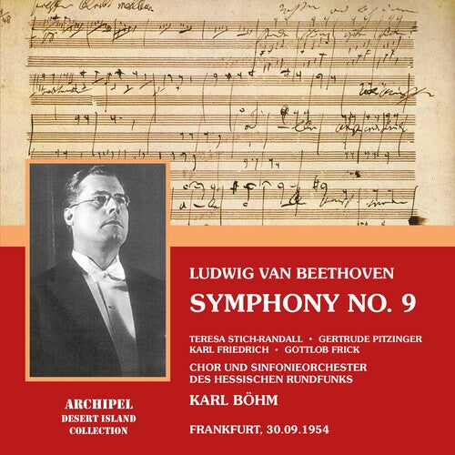 Beethoven / Stich-randall / Friedrich / Frick - Symphony 9 In D Minor Op 125 - Music CD