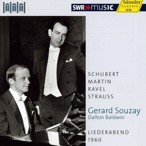 Schubert / Souzay / Baldwin - Duo Recital 1960 - Music CD