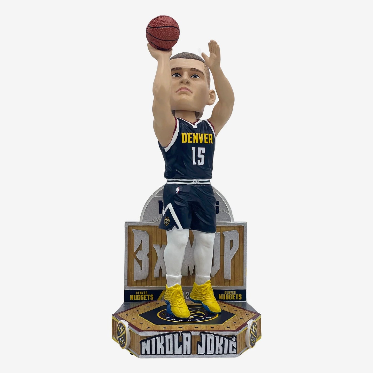 Nikola Jokic Denver Nuggets 2024 3X NBA MVP NBA Bobblehead