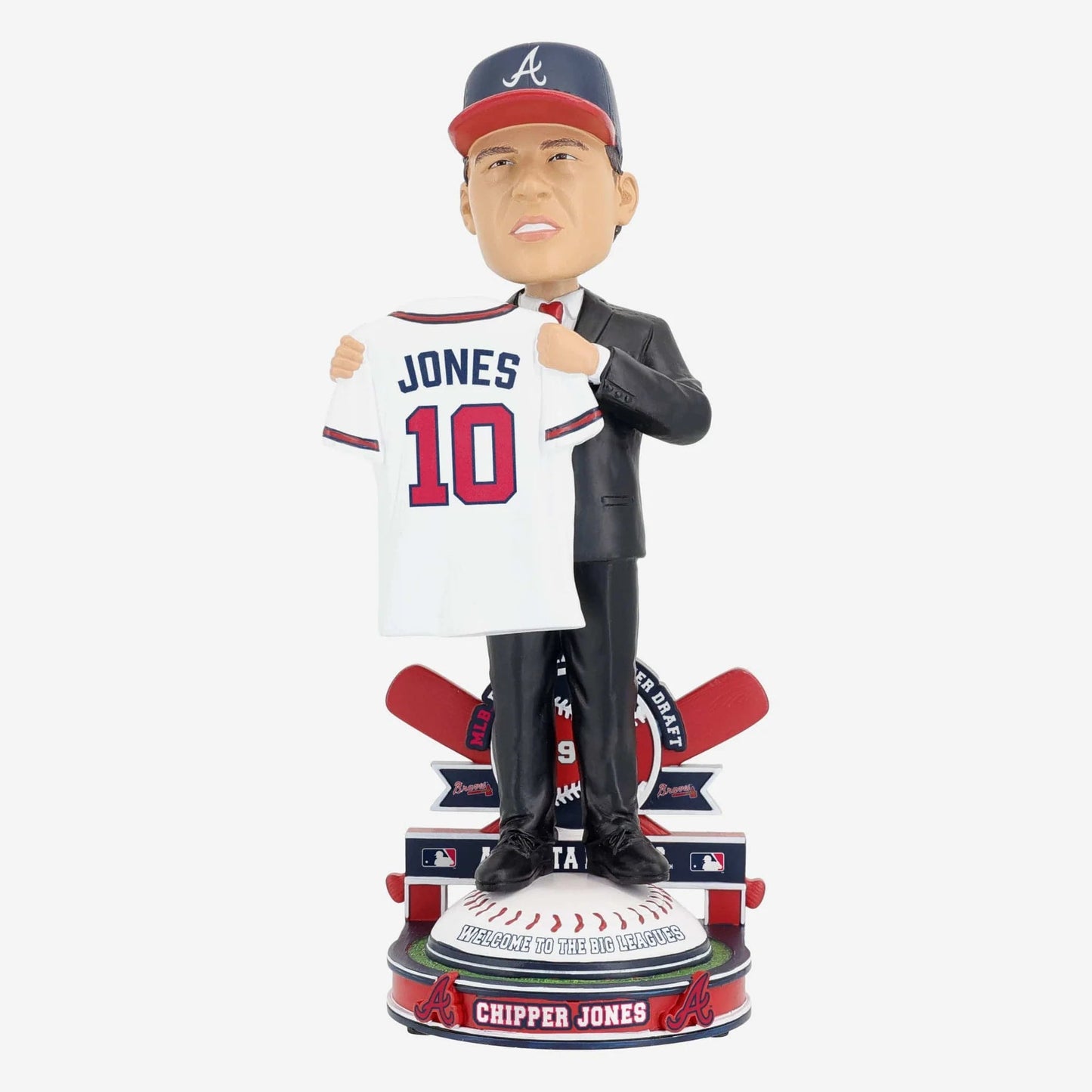 Chipper Jones Atlanta Braves 1990 MLB Draft Pick #1 Bobblehead
