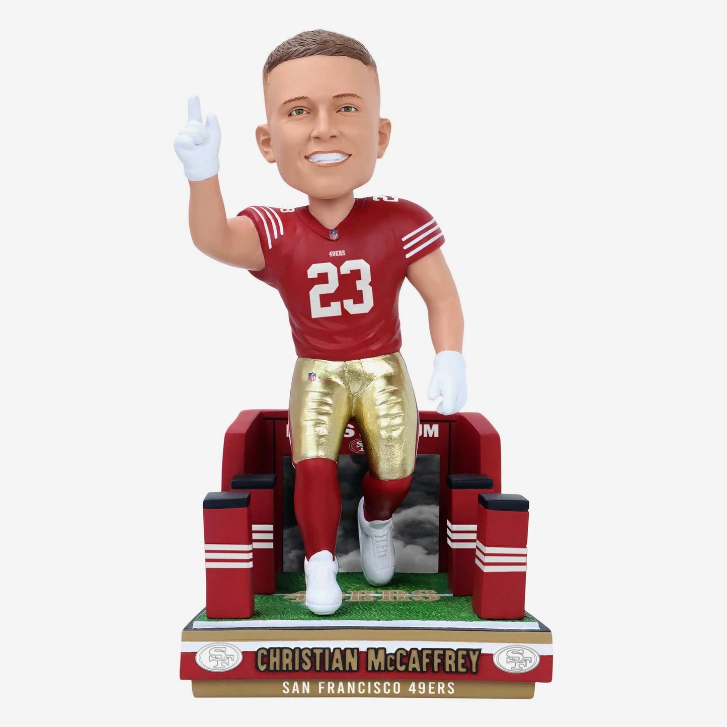 Christian Mccaffrey San Francisco 49ers 2024 Tunnel Entrance Bobblehead