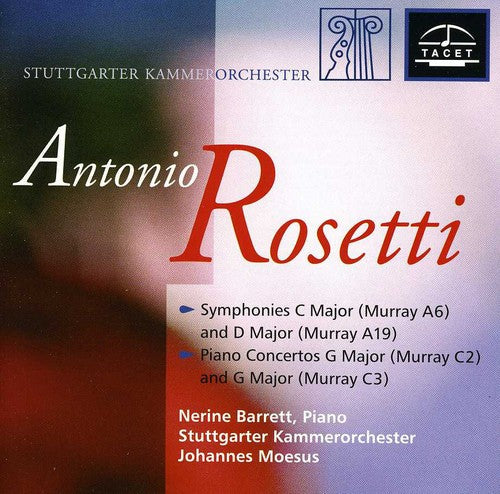 Rosetti / Stuttgarter Kammerorchester - Piano Concertos & Symphonies - Music CD