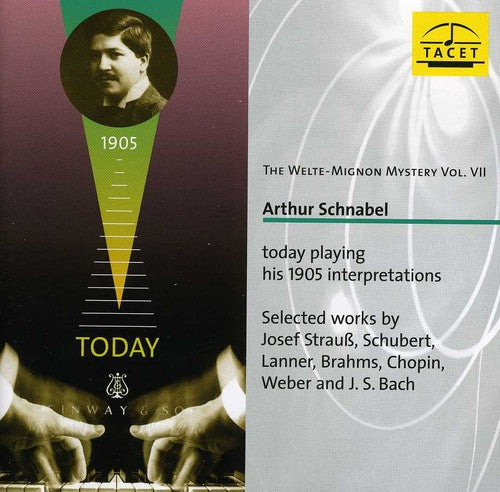 Straub / Schnabel / Schubert / Lanner / Brahms - Welte-mignon Mystery 8: Arthur Schnabel Today - Music CD