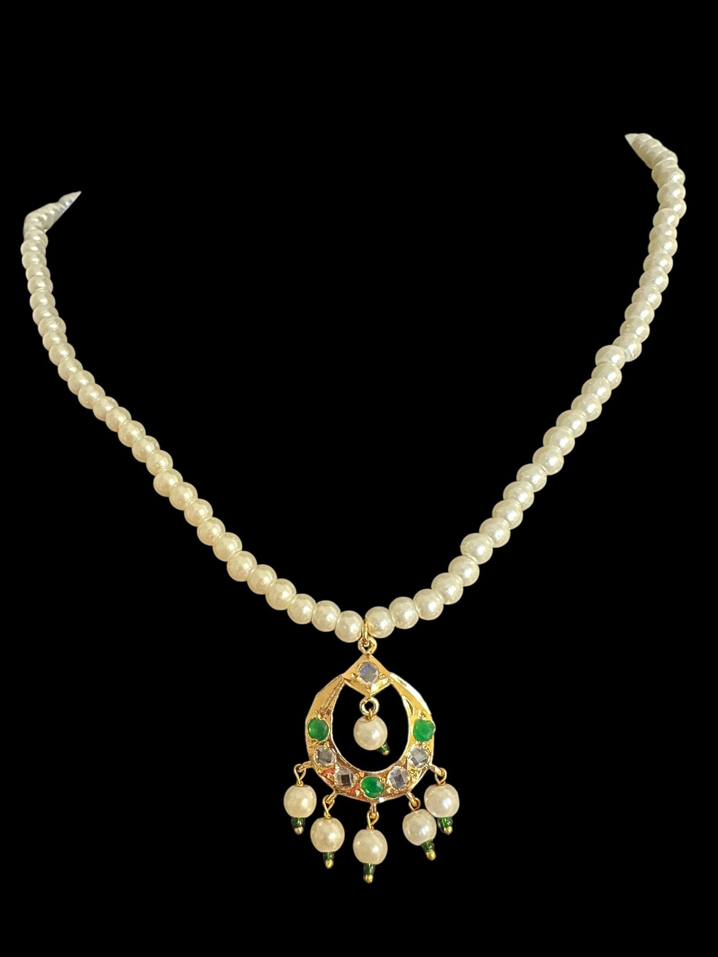 PS494 Nida pendant set - Green ( READY TO SHIP )