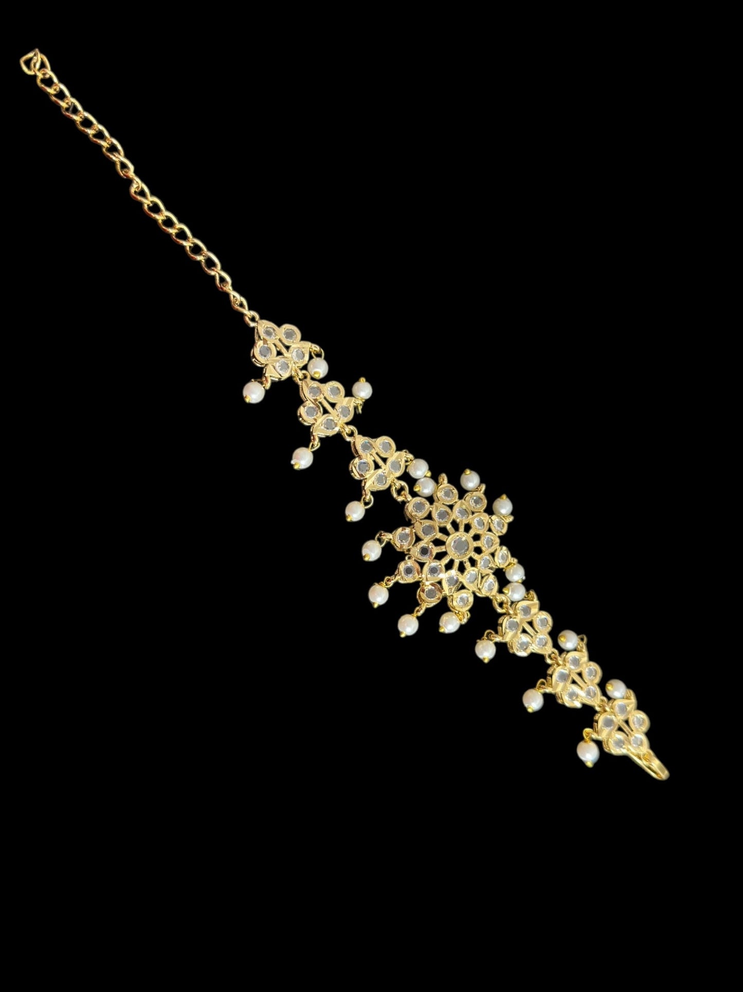 Amal hyderabadi bracelet in pearls ( READY TO SHIP )