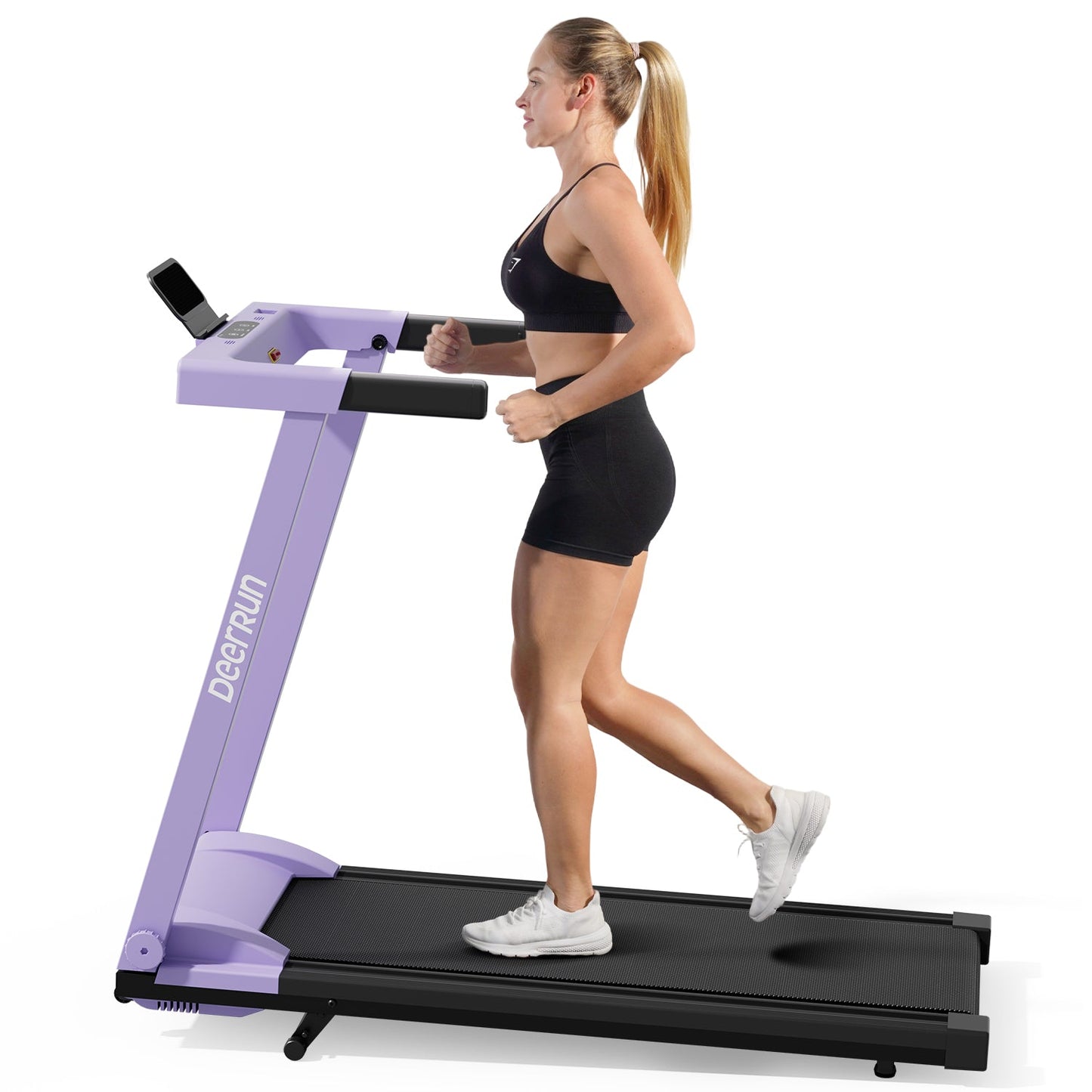 DeerRun A1 Pro Move+ 6% Incline Foldable Treadmill——Upgraded Chip & NFC Support | 350Lbs, 10mph