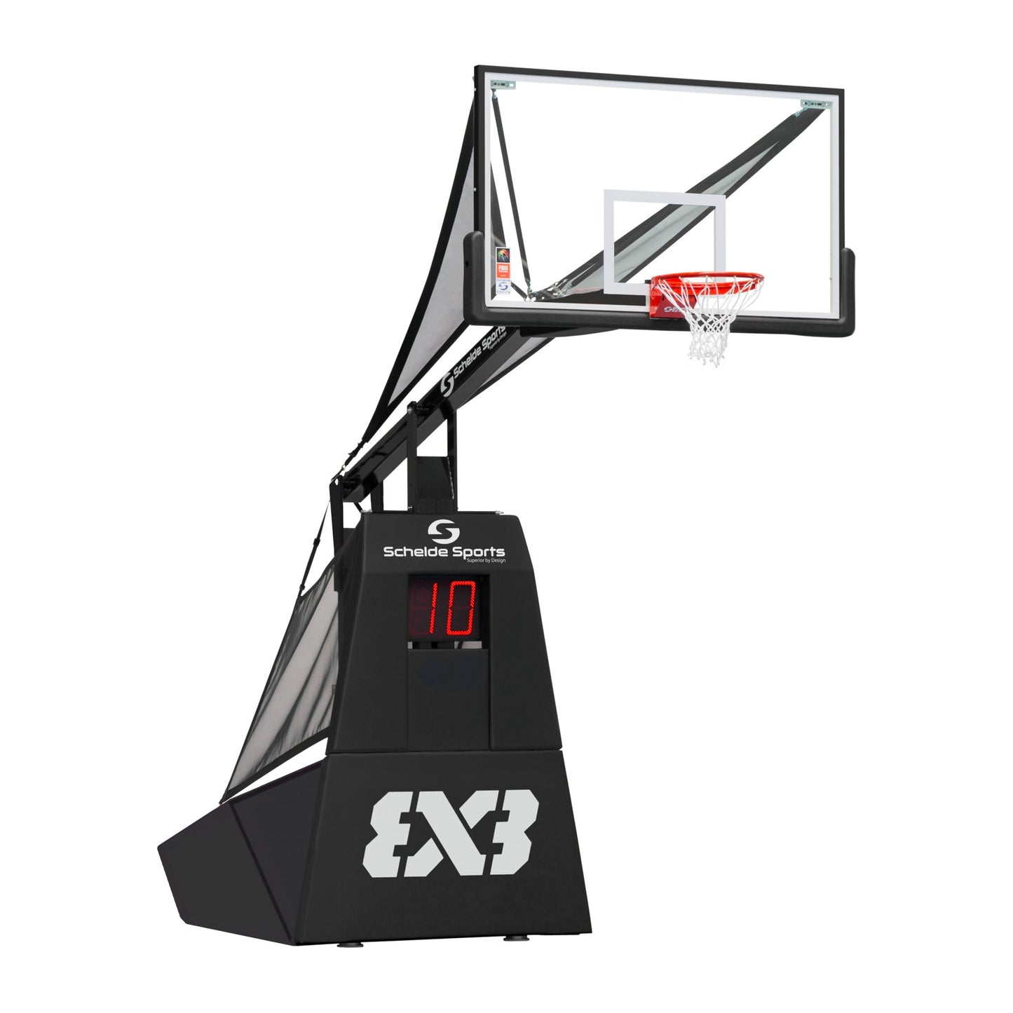 Schelde Sports SAM 3X3 - Official FIBA 3X3 World Tour Basketball Hoop