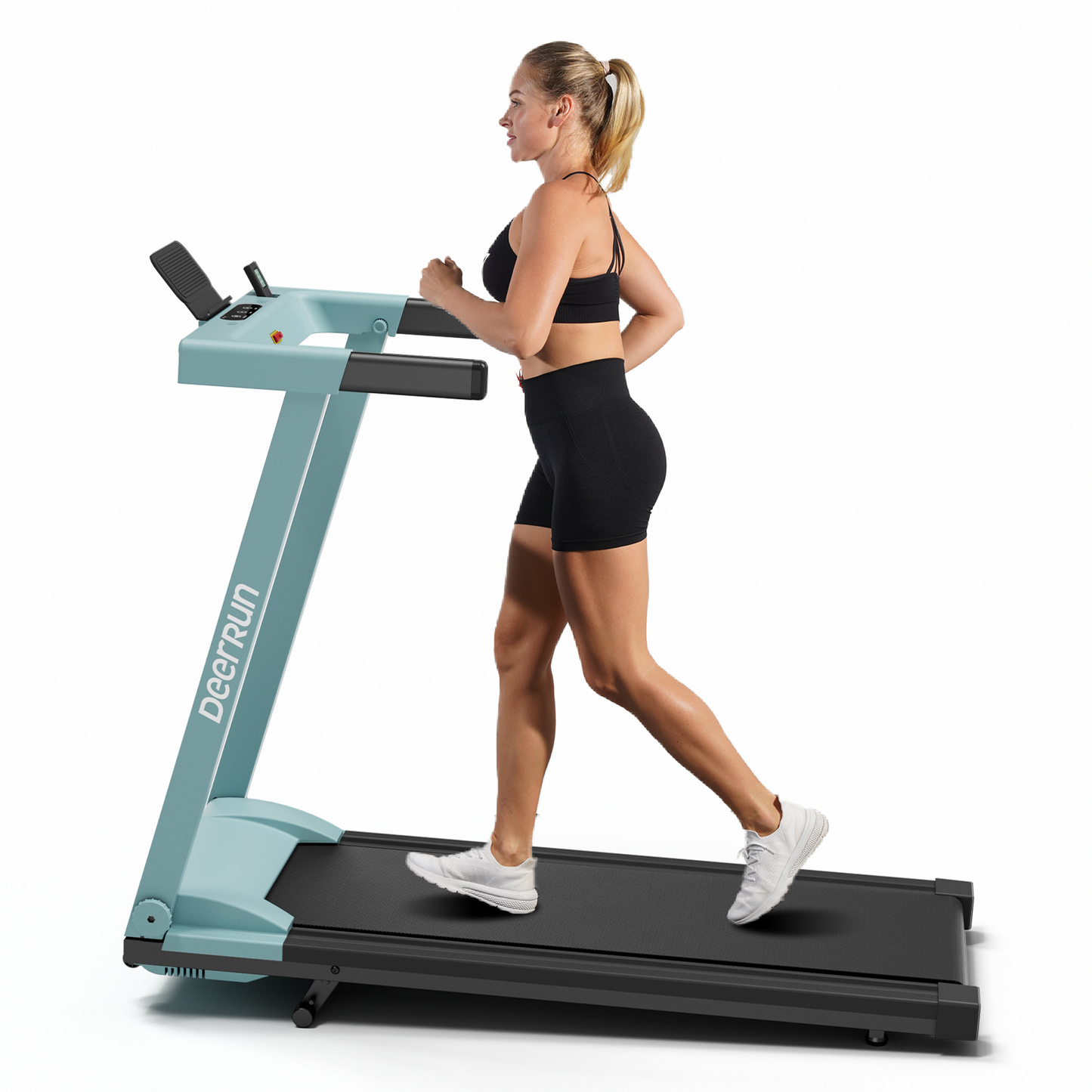DeerRun A1 Pro Move+ 6% Incline Foldable Treadmill——Upgraded Chip & NFC Support | 350Lbs, 10mph