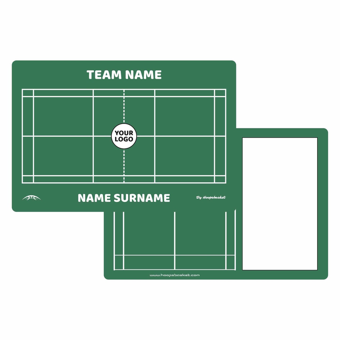 Custom Badminton Magnetic Coaching Board 15.7'' x 10.6'' / 40 x 27 cm