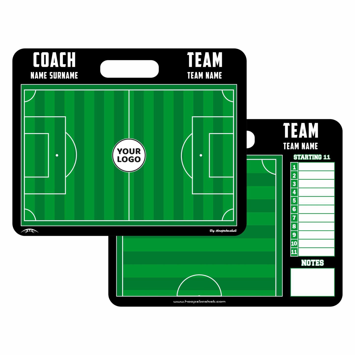 Custom Soccer / Football Magnetic Coaching Board 22'' x 17.5'' / 56 cm x 45 cm