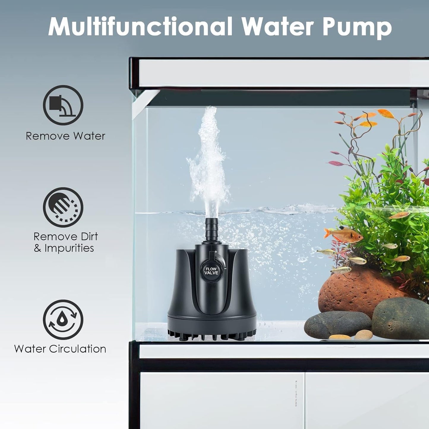 Aquarium Water Pump with Adjustable Switch