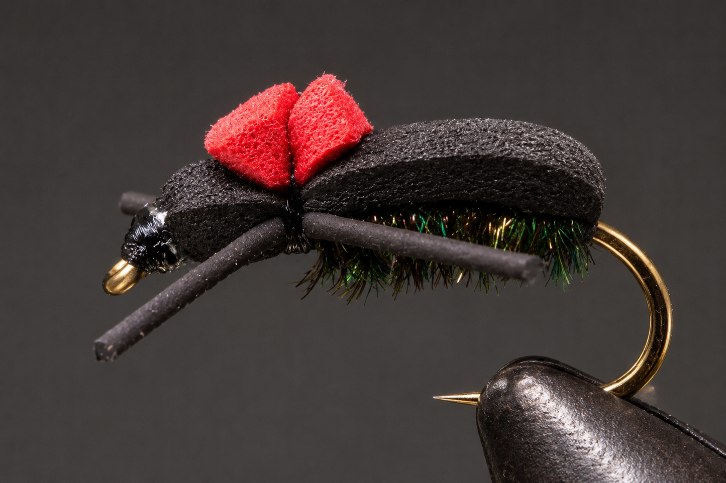 Beetle - Black Foam - Red Top
