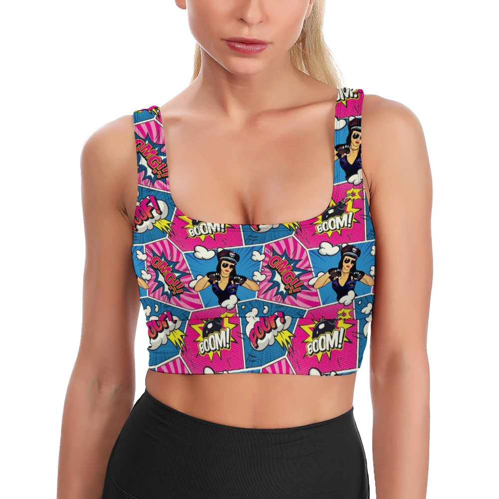 Here Comes The Boom! Longline Bra Top