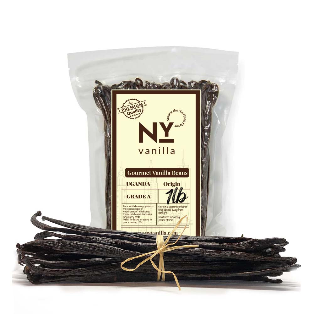 Whole Bulk Vanilla Beans - Order - NON GMO Gourmet Vanilla Pods 6 - 8 Inches For making Baking Whole Premium Vanilla Beans Grade A  by New York Vanilla