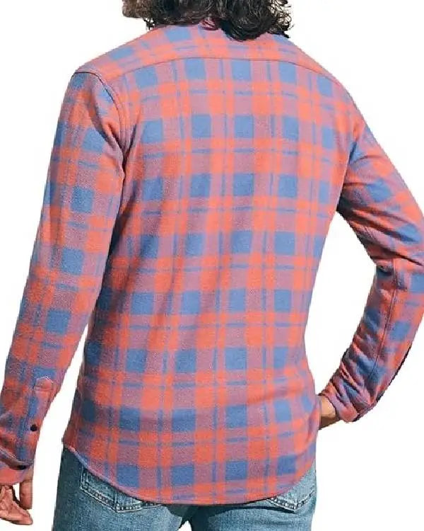Kevin Costner’s the West Rose Blue Plaid Shirt