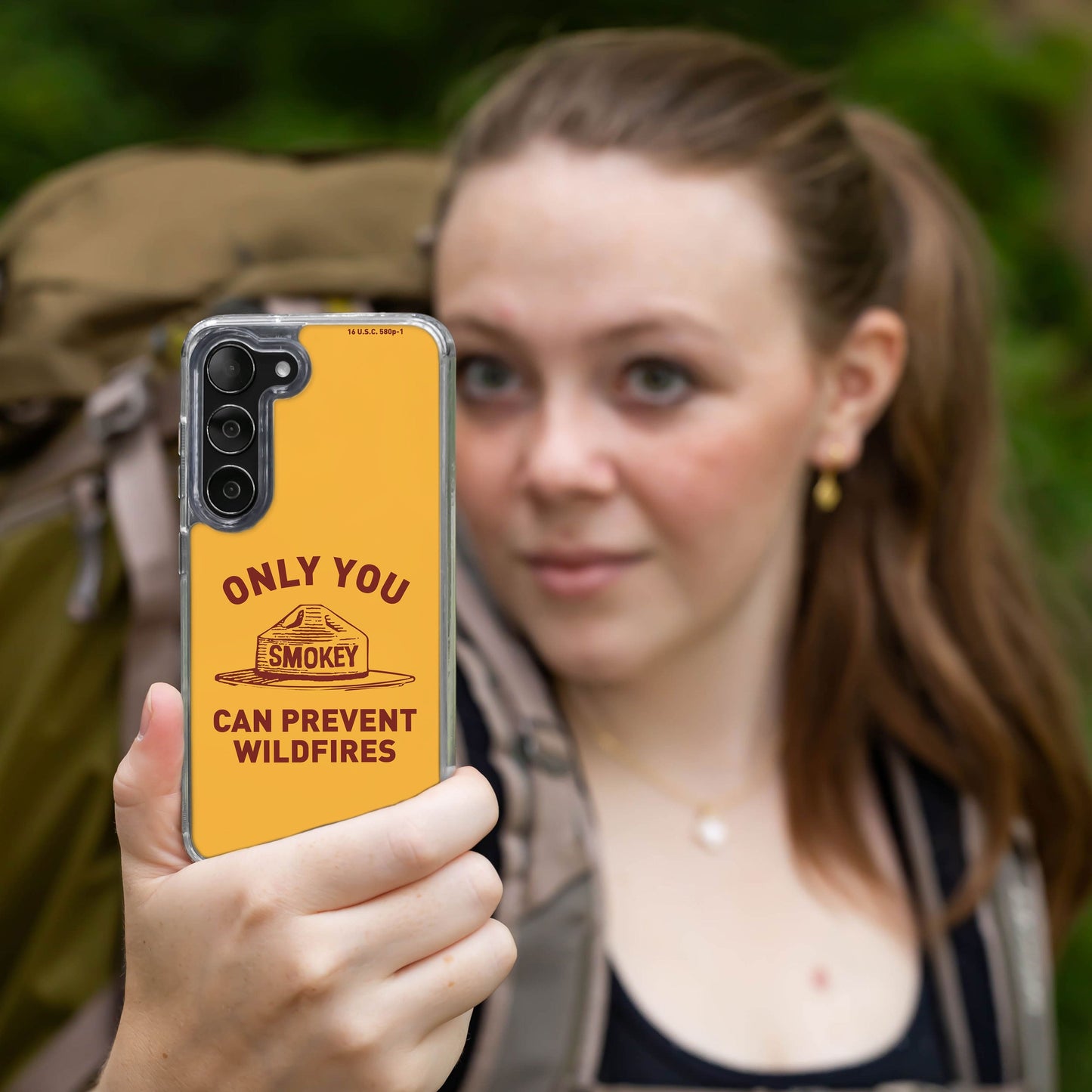 Smokey Bear Classic HD Samsung Galaxy S22 Phone Case