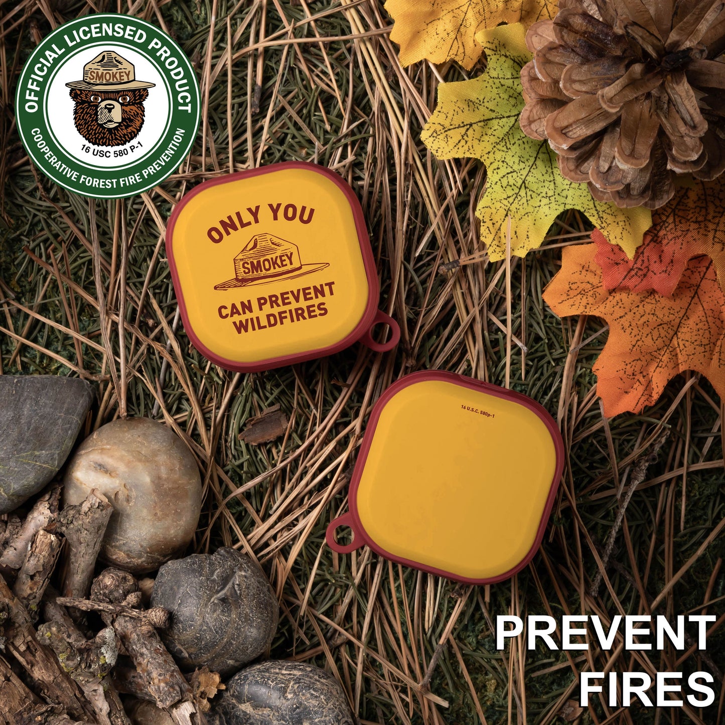 Smokey Bear Classic HDX Samsung Galaxy Buds Pro & Buds Live Case Cover