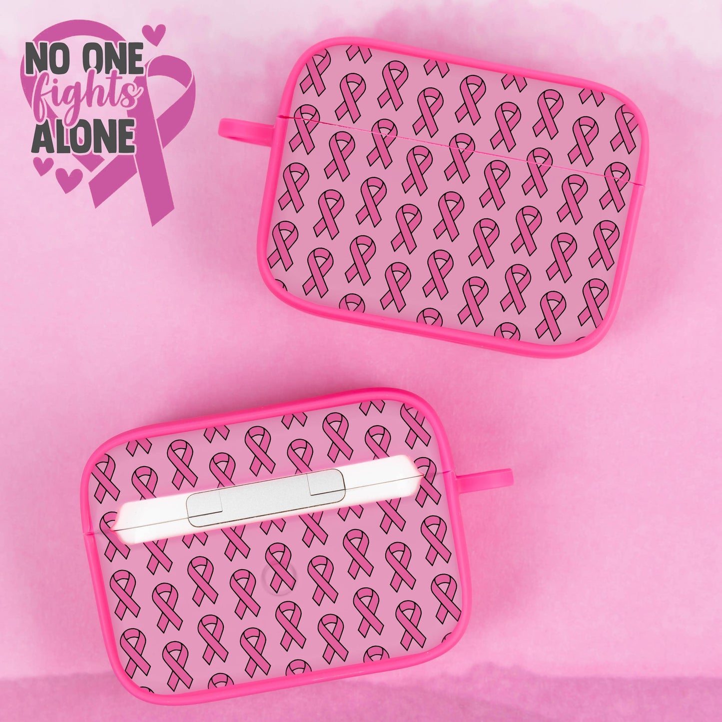 Breast Cancer Awareness HDX Apple AirPods Pro 1 & 2 Case Cover
